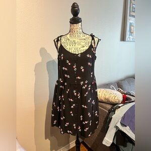 Levi's Black Floral Tie-Shoulder Sundress